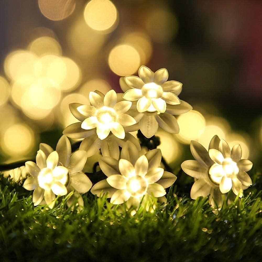 16 Led Lotus Flower Decoration Lights, 3 Meters